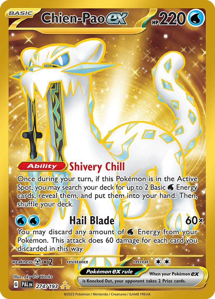 Chien-Pao ex 274/193 Paldea Evolved
