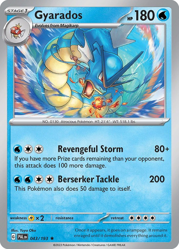 Gyarados 043/193 Paldea Evolved