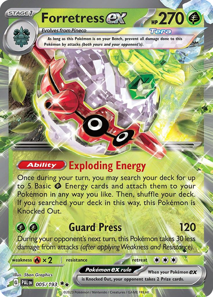 Forretress ex 005/193 Paldea Evolved