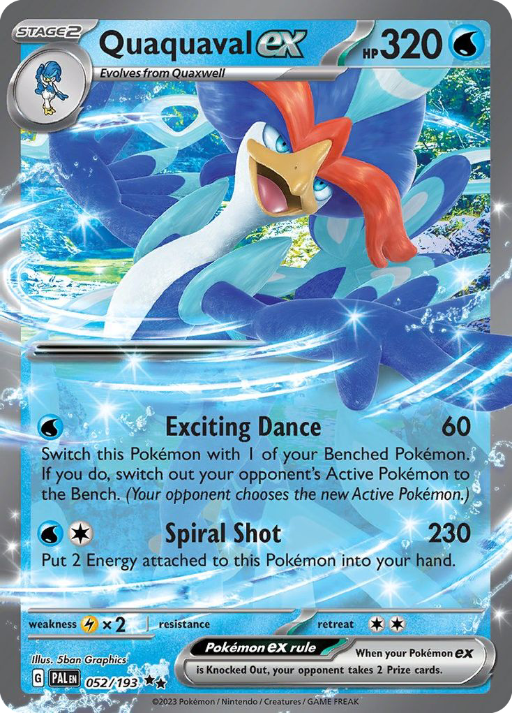 Quaquaval ex 052/193 Paldea Evolved