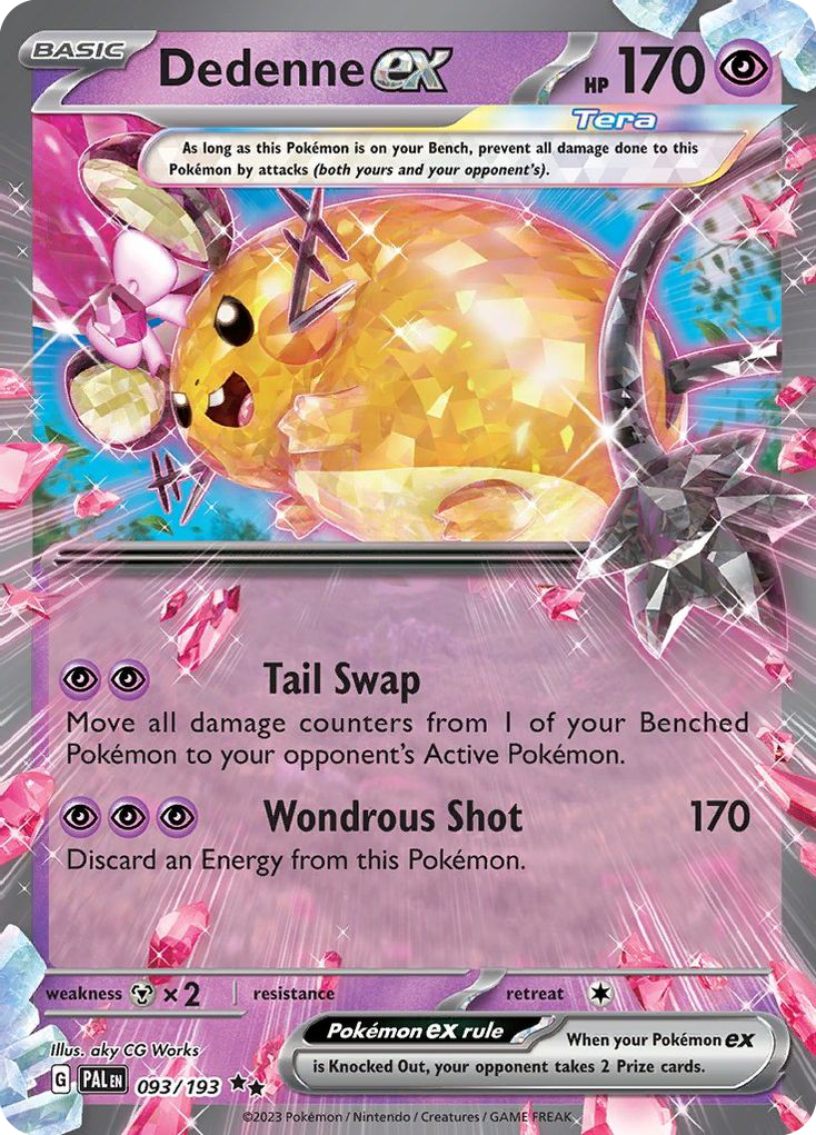 Dedenne ex 093/193 Paldea Evolved