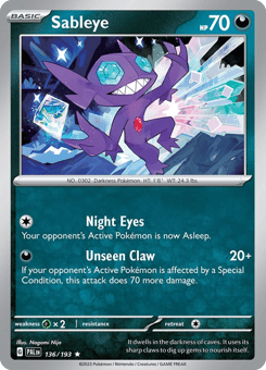 Sableye 136/193 Paldea Evolved