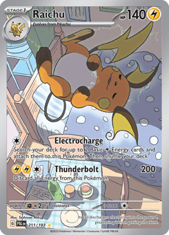 Raichu 211/193 Paldea Evolved