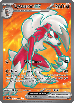Lycanroc ex 241/193 Paldea Evolved