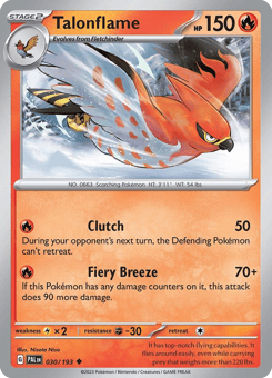 Talonflame 030/193 Paldea Evolved