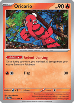 Oricorio 033/193 Paldea Evolved