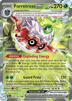 Forretress ex 005/193 Paldea Evolved