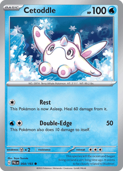 Cetoddle 054/193 Paldea Evolved