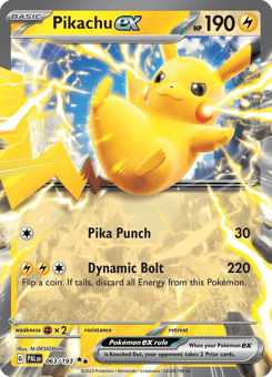 Pikachu ex 063/193 Paldea Evolved