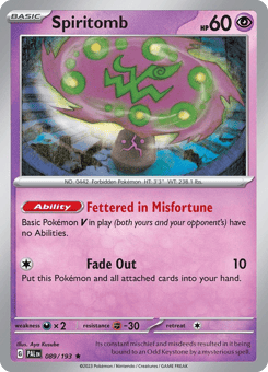 Spiritomb 089/193 Paldea Evolved