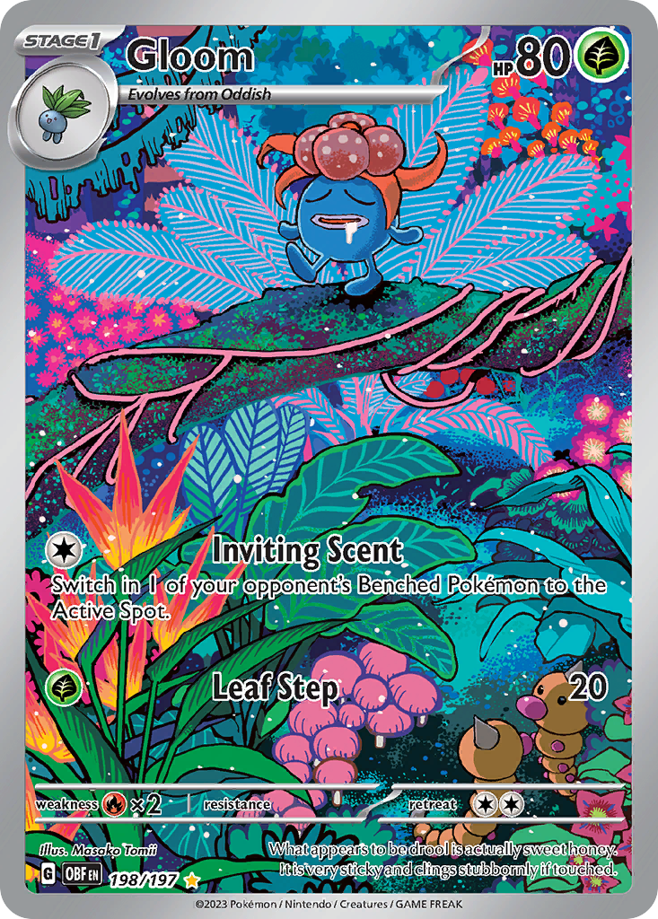 Gloom 198/197 Obsidian Flames