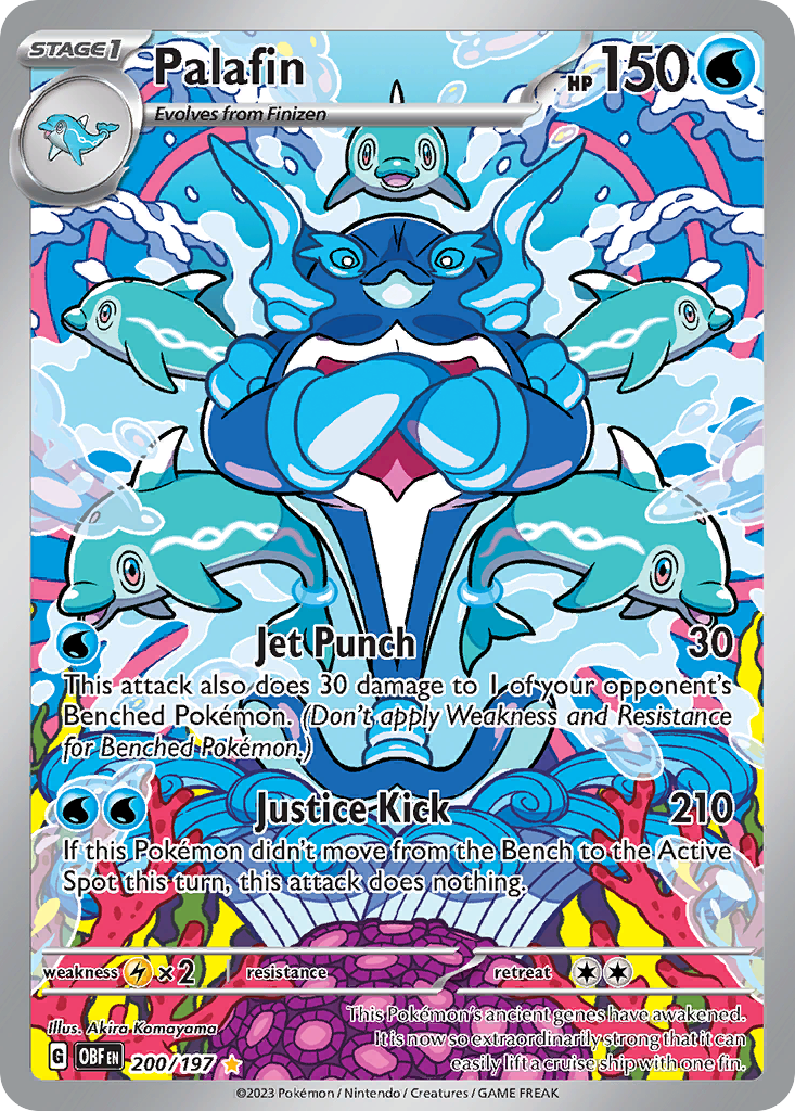Palafin 200/197 Obsidian Flames