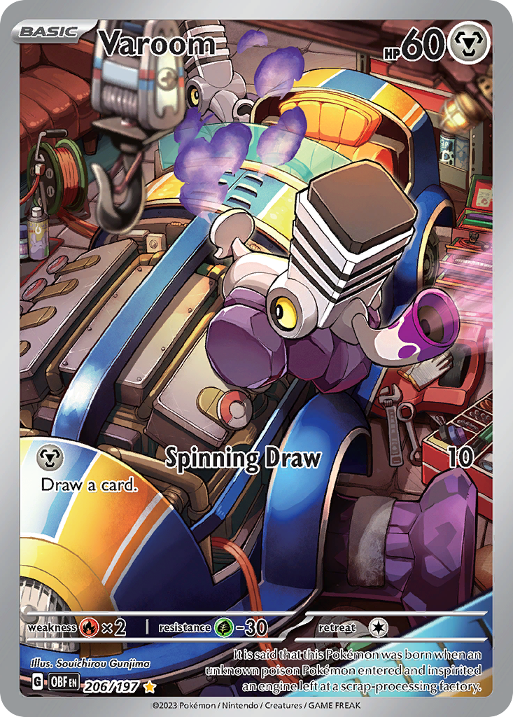 Varoom 206/197 Obsidian Flames