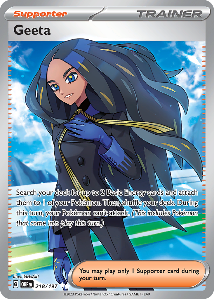Geeta 218/197 Obsidian Flames