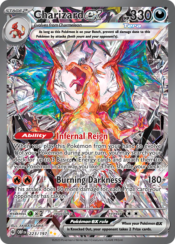 Charizard ex 223/197 Obsidian Flames