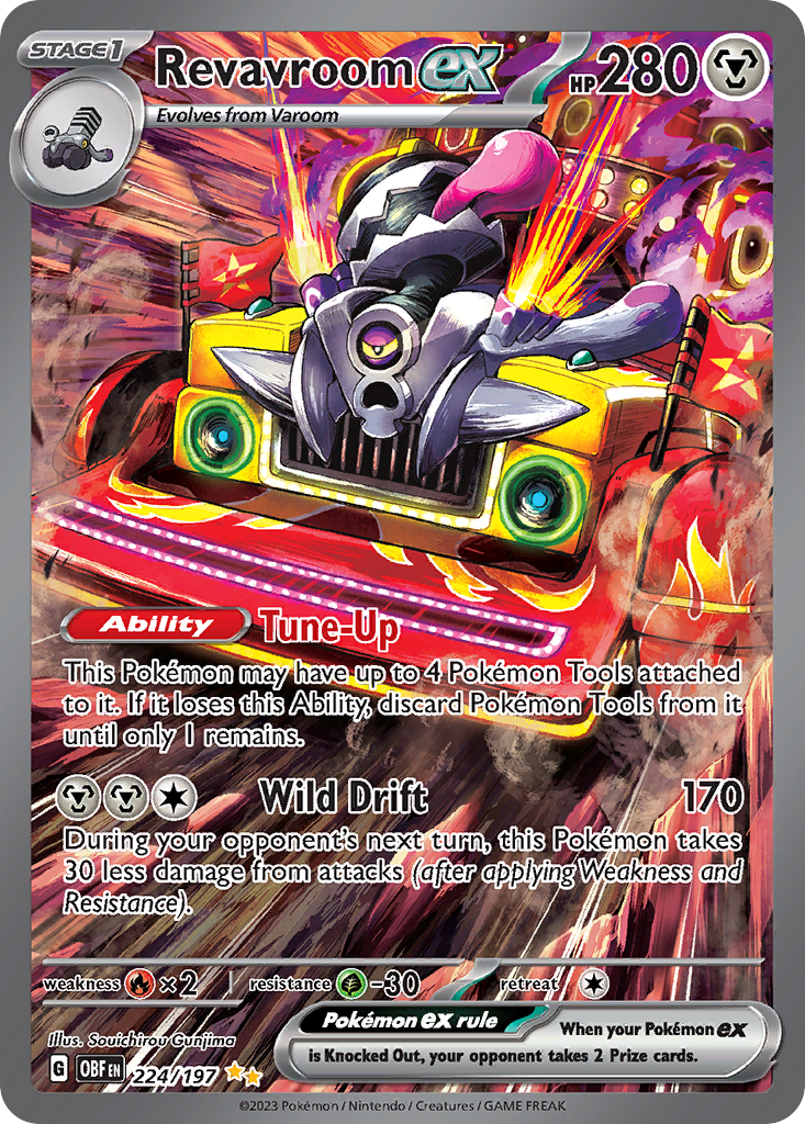 Revavroom ex 224/197 Obsidian Flames