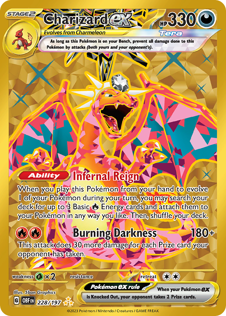 Charizard ex 228/197 Obsidian Flames