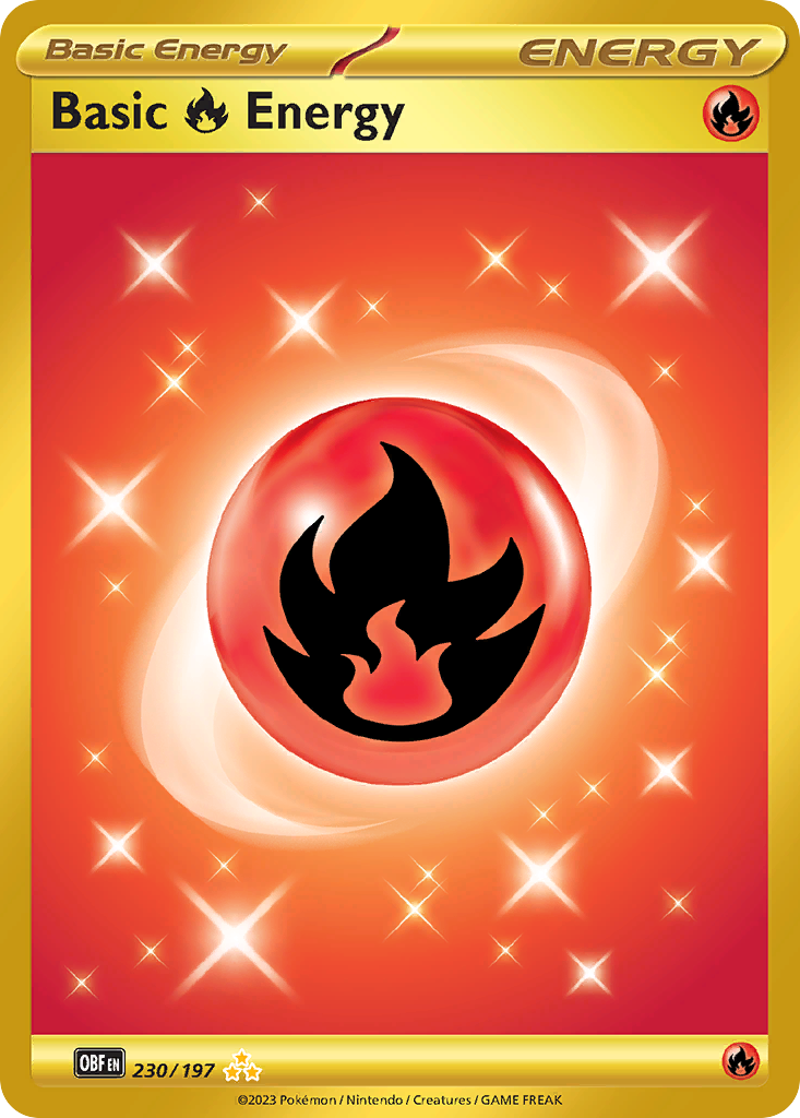 Basic Fire Energy 230/197 Obsidian Flames
