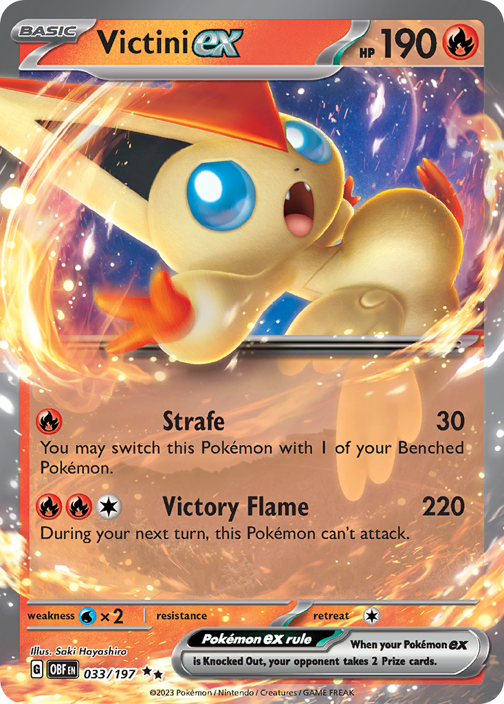Victini ex 033/197 Obsidian Flames
