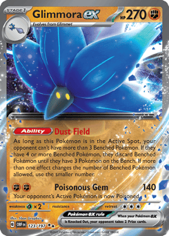 Glimmora ex 123/197 Obsidian Flames