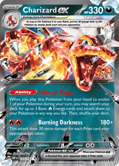 Charizard ex 125/197 Obsidian Flames