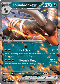 Houndoom ex 134/197 Obsidian Flames