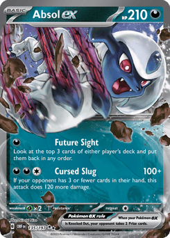 Absol ex 135/197 Obsidian Flames