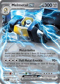 Melmetal ex 153/197 Obsidian Flames