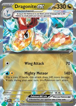 Dragonite ex 159/197 Obsidian Flames