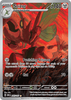 Scizor 205/197 Obsidian Flames