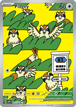 Pidgey 207/197 Obsidian Flames