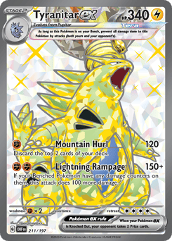 Tyranitar ex 211/197 Obsidian Flames