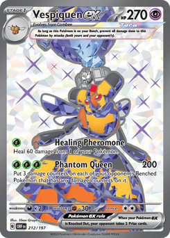 Vespiquen ex 212/197 Obsidian Flames
