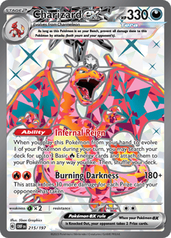 Charizard ex 215/197 Obsidian Flames