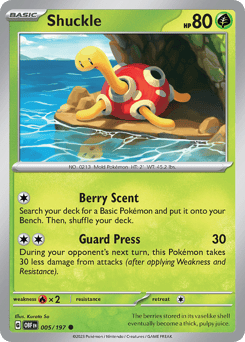 Shuckle 005/197 Obsidian Flames