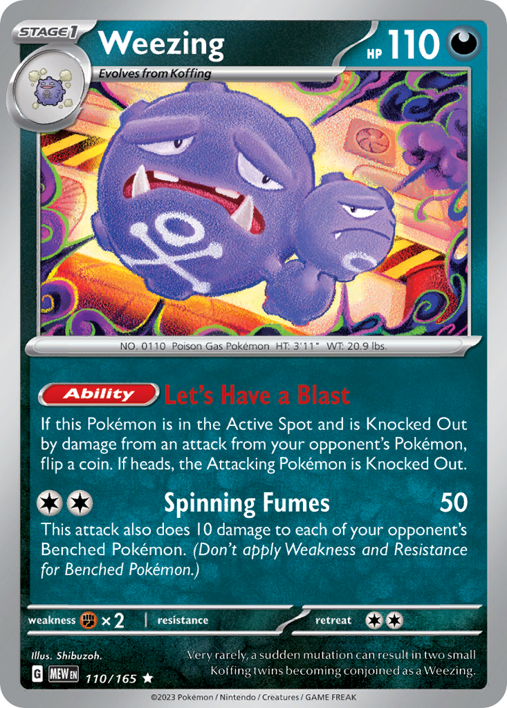 Weezing 110/165 151