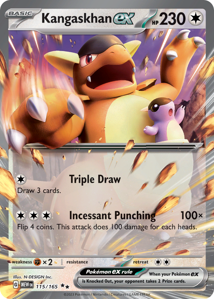Kangaskhan ex 115/165 151