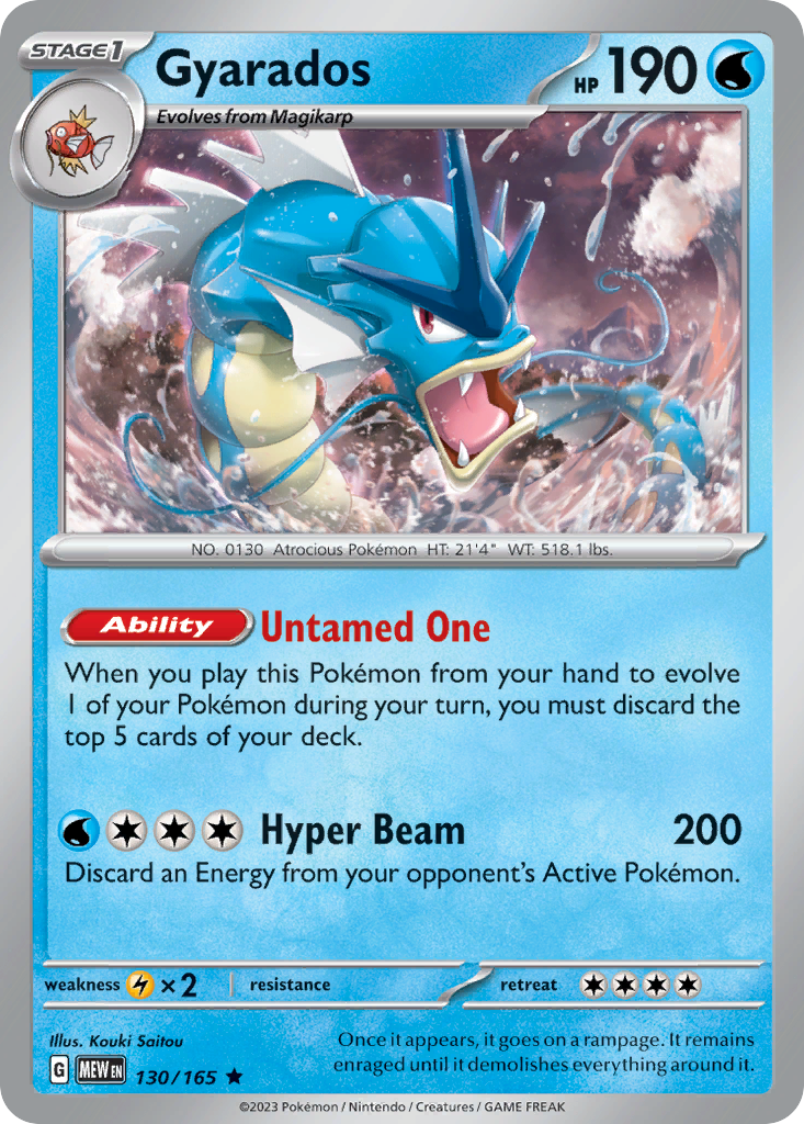 Gyarados 130/165 151
