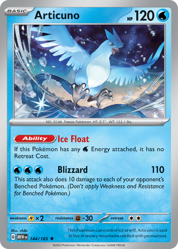 Articuno 144/165 151