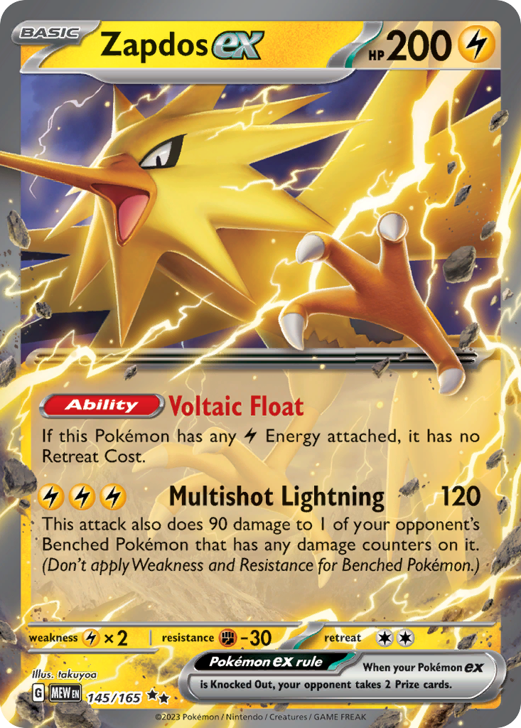 Zapdos ex 145/165 151