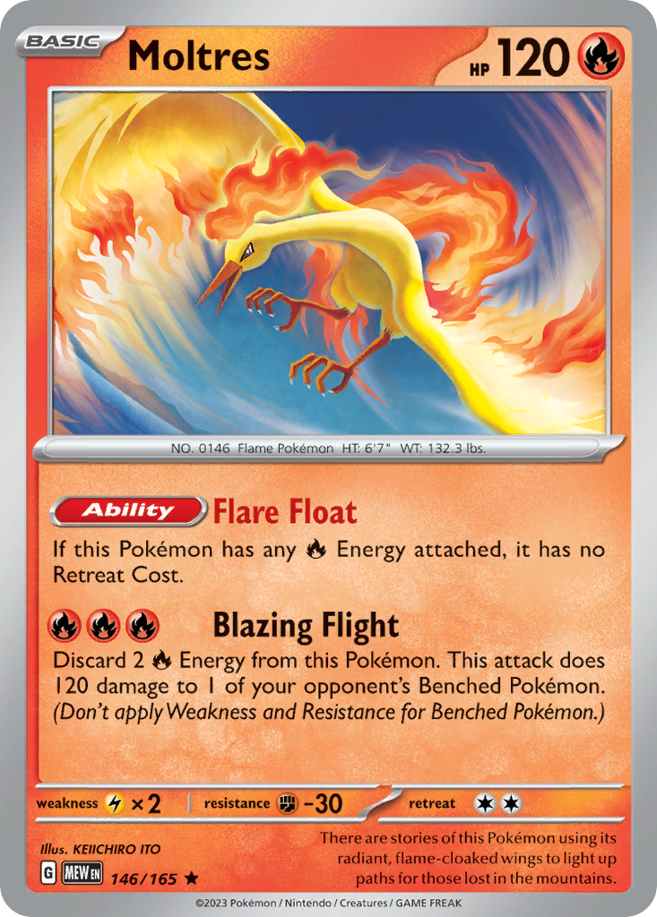 Moltres 146/165 151