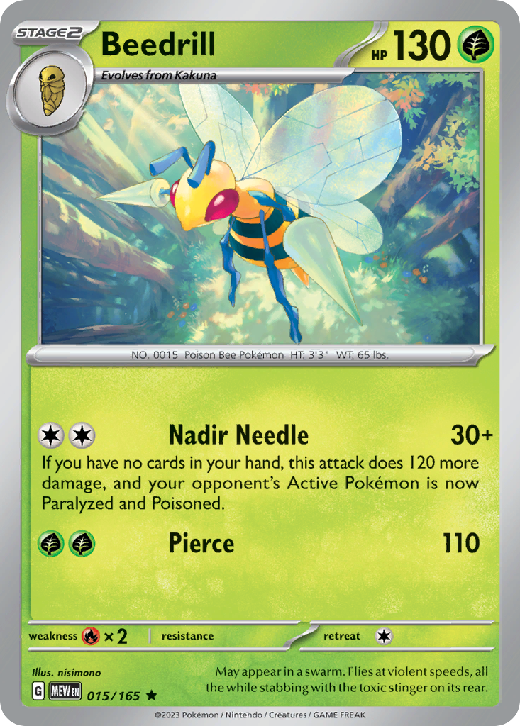 Beedrill 015/165 151