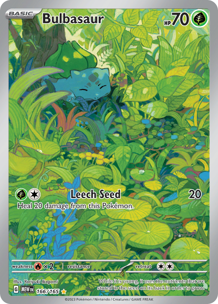 Bulbasaur 166/165 151