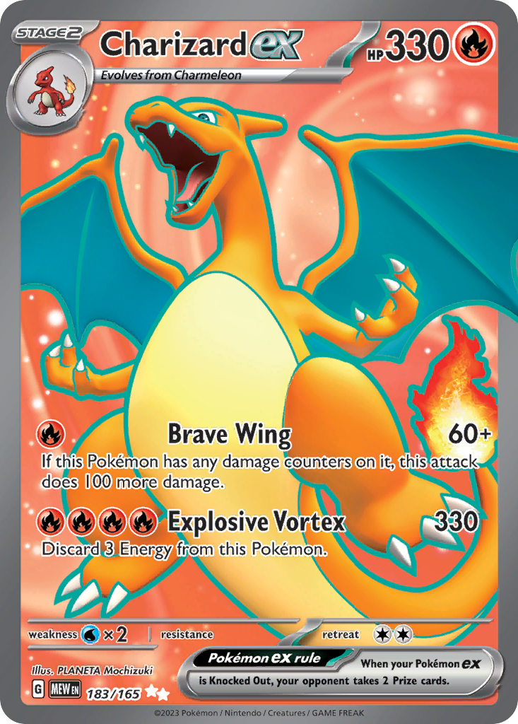 Charizard ex 183/165 151