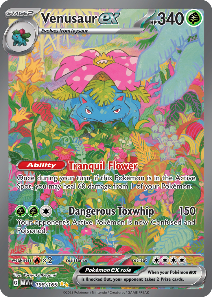 Venusaur ex 198/165 151