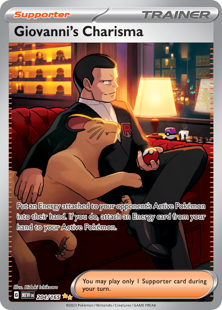 Giovanni's Charisma 204/165 151