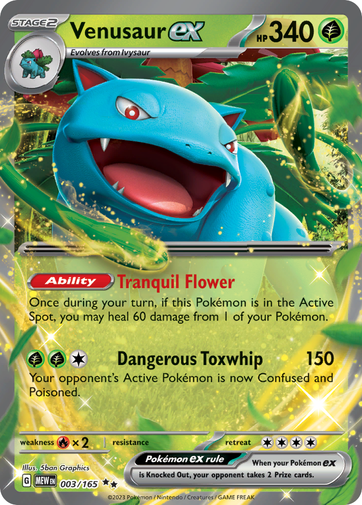 Venusaur ex 003/165 151