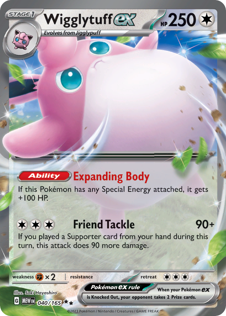 Wigglytuff ex 040/165 151