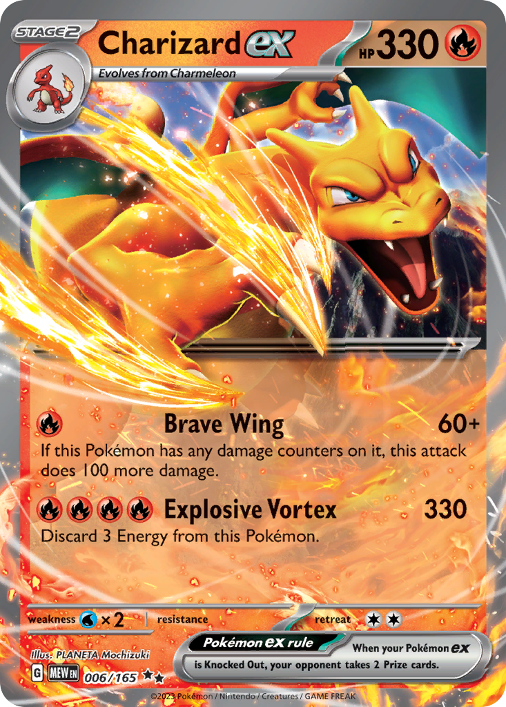 Charizard ex 006/165 151