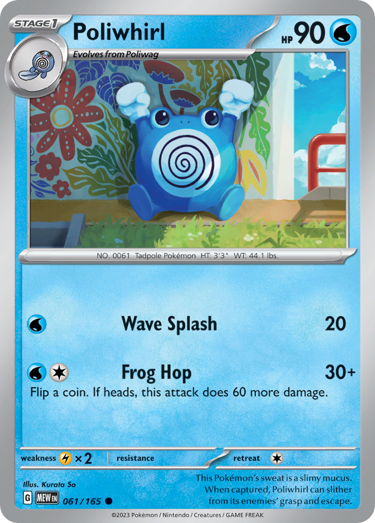 Poliwhirl 061/165 151